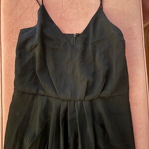 Elegant Black Strappy Dress